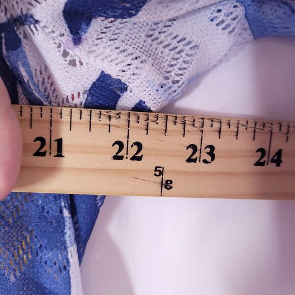 Alfred Dunner Top Medium Petite Colorful Tropical Floral - Picture 7 of 10